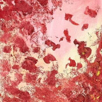 Картина под названием "Pink sea" - Irenekerr, Подлинное произведение искусства, Акрил