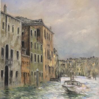 Рисунок под названием "Venice" - Irene_art, Подлинное произведение искусства, Пастель