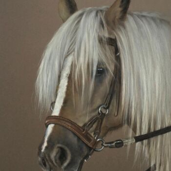 Drawing titled "Horse" by Irene_art, Original Artwork, Pastel