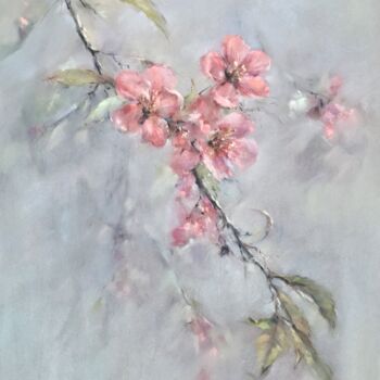 Рисунок под названием "Spring flowers" - Irene_art, Подлинное произведение искусства, Пастель