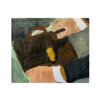 Pittura intitolato "Bag" da Irfan Ajvazi, Opera d'arte originale, Acrilico
