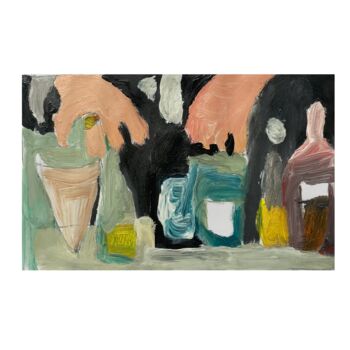Pittura intitolato "Bar paintings" da Irfan Ajvazi, Opera d'arte originale, Acrilico