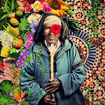 Arts numériques intitulée "The Farmer - Morocc…" par Iriessu, Œuvre d'art originale, Photo montage