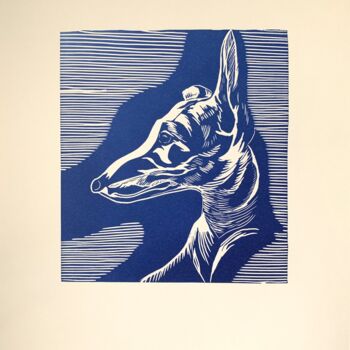 Druckgrafik mit dem Titel "Picture, illustrati…" von Irina Abramova, Original-Kunstwerk, Linoldrucke