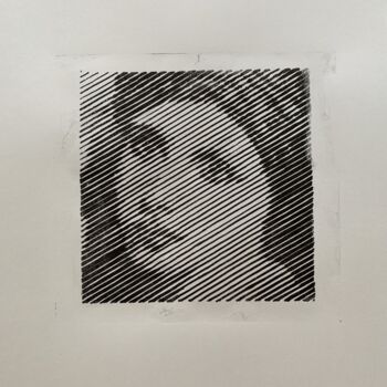 Gravures & estampes intitulée "Image, lithographie…" par Irina Abramova, Œuvre d'art originale, Gravure