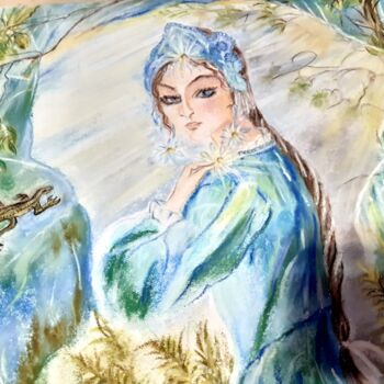 Рисунок под названием ""Хозяйка Медной гор…" - Irina Androsova, Подлинное произведение искусства, Пастель