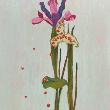 "Magic of flowers pi…" başlıklı Tablo Irina Anis tarafından, Orijinal sanat, Petrol