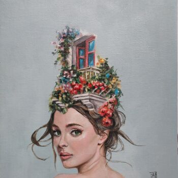 Painting titled "Esperanza" by Irina Barko, Original Artwork, Acrylic