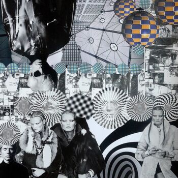 Collages intitulée "ANDY WARHOL'S WORLD…" par Irina Bast, Œuvre d'art originale, Collages