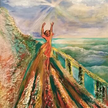 Pittura intitolato "Радість" da Irina Bublik, Opera d'arte originale, Acrilico