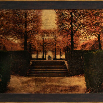Photography titled "Paris, Jardin des T…" by Irina Dotter, Original Artwork, Manipulated Photography Mounted on Glass