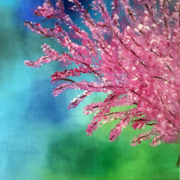 Painting titled "Printemps" by Irina Duquesne, Original Artwork, Oil