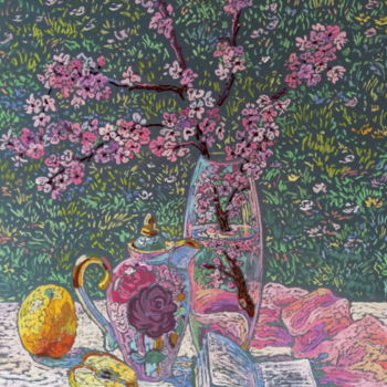 Malarstwo zatytułowany „Confettis de printe…” autorstwa Irina Grigoriev-Vaschinkina, Oryginalna praca, Pastel