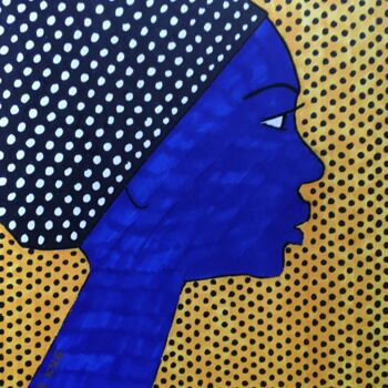 Drawing titled "Africa III" by Irina Gvozdetskaya, Original Artwork, Marker