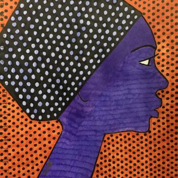 Tekening getiteld "Africa V" door Irina Gvozdetskaya, Origineel Kunstwerk, Marker
