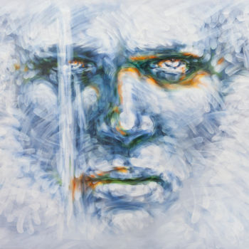 Картина под названием "ICE IN THE AIR_XII…" - Irina Inozemtseva-Lopes, Подлинное произведение искусства, Акрил