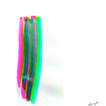 Arte digital titulada "Sled" por Irina Kromm, Obra de arte original, Trabajo Digital 2D Montado en Bastidor de camilla de ma…