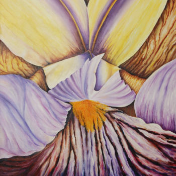 Pintura intitulada "Iris" por Irina Laskin, Obras de arte originais, Óleo