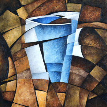 Pintura titulada "Cup of tea" por Irina Laskin, Obra de arte original, Oleo
