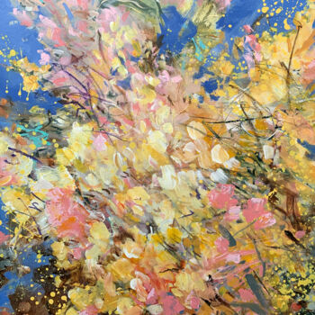 Pittura intitolato "Dream garden" da Irina Laube, Opera d'arte originale, Acrilico
