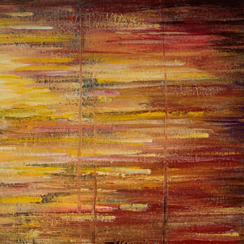 Картина под названием "Sunset II" - Irina Laube, Подлинное произведение искусства, Акрил