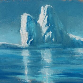绘画 标题为“Айсберг” 由Irina Nikulina, 原创艺术品, 粉彩