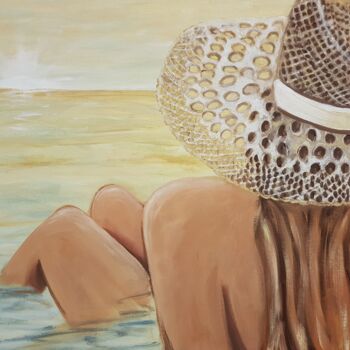 Painting titled ""Hot summer", oil p…" by Irina Oleynik, Original Artwork, Oil