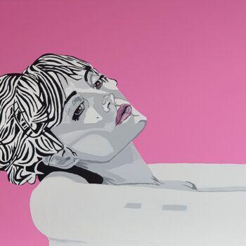 "...Women's Day pink…" başlıklı Tablo Irina Reitz tarafından, Orijinal sanat, Akrilik Ahşap Sedye çerçevesi üzerine monte ed…