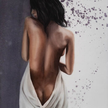 Pittura intitolato "Nude Series I" da Irina Schulz (shu.aniri), Opera d'arte originale, Acquarello