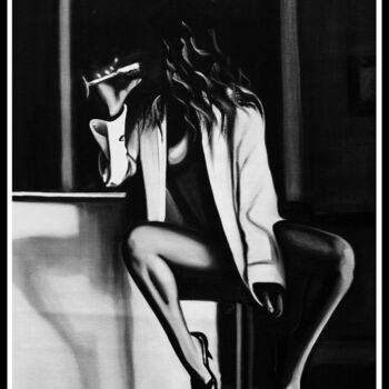 Картина под названием "BASIC INSTINCT" - Irina Shchukina, Подлинное произведение искусства, Масло