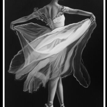 Картина под названием "WHITE SYMPHONY" - Irina Shchukina, Подлинное произведение искусства, Масло