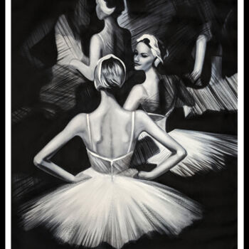 Картина под названием "PREMIERE" - Irina Shchukina, Подлинное произведение искусства, Масло