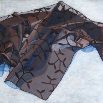 Картина под названием "драпировка №2" - Irina Titovets, Подлинное произведение искусства, Масло