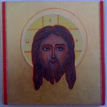 Artisanat intitulée "Christ" par Irina Tonas, Œuvre d'art originale