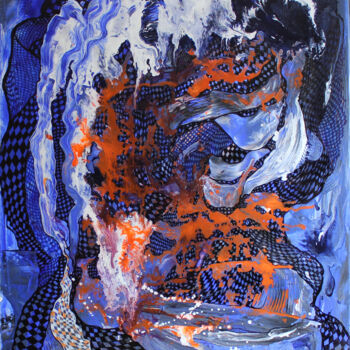 Painting titled "Overflow" by Irina Tsypilova, Original Artwork, Acrylic