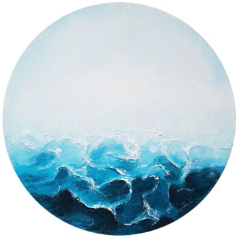 Painting titled "Море" by Irina Velichkina, Original Artwork, Acrylic
