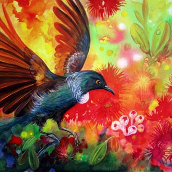 Pittura intitolato "Colours of Summer" da Irina Velman, Opera d'arte originale, Acrilico