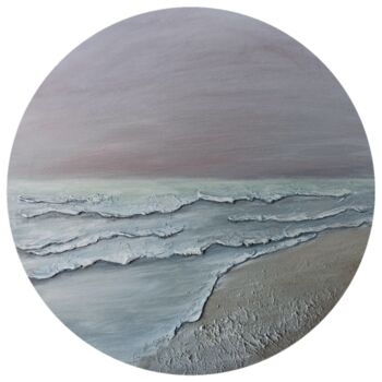 Картина под названием "Морская тишина" - Ирина Вишнякова, Подлинное произведение искусства, Акрил