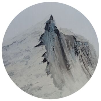 Картина под названием "Ледяной предел" - Ирина Вишнякова, Подлинное произведение искусства, Акрил