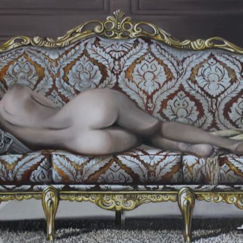 Картина под названием "Faithful to the cla…" - Irina Vladi, Подлинное произведение искусства, Масло Установлен на Деревянная…