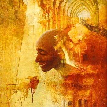 Pintura titulada "Judah's head/ Голов…" por Vladimir Novikov, Obra de arte original, Oleo