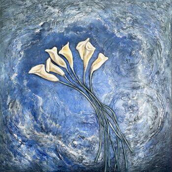 Peinture intitulée "Flower of life" par Irina Ges, Œuvre d'art originale, Acrylique