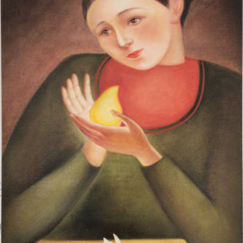 Картина под названием "Hope" - Irina Khabibova, Подлинное произведение искусства, Масло
