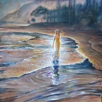 Pintura intitulada "Return to dreamland" por Irina Khabibova, Obras de arte originais, Acrílico