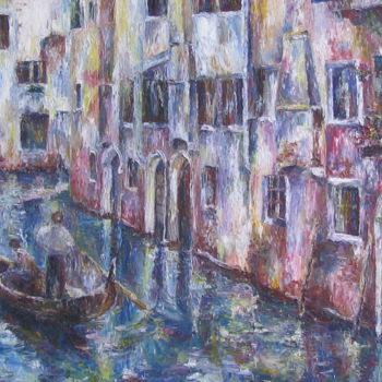 Картина под названием "Венеция" - Irene Kruglov, Подлинное произведение искусства
