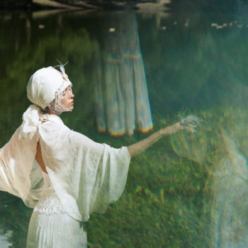 Fotografia intitolato "The swan princess #1" da Irina Nekliudova, Opera d'arte originale, Fotografia digitale