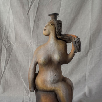 Скульптура под названием ""После бани"" - Ирина Оркина, Подлинное произведение искусства, Керамика