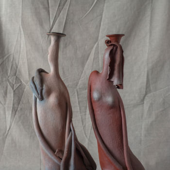 Скульптура под названием ""Вечные странники Л…" - Ирина Оркина, Подлинное произведение искусства, Керамика