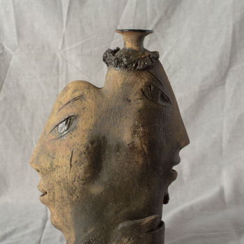 Скульптура под названием ""Песня для двоих"" - Ирина Оркина, Подлинное произведение искусства, Керамика