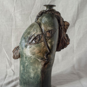 Скульптура под названием ""Маленький интеллиг…" - Ирина Оркина, Подлинное произведение искусства, Керамика